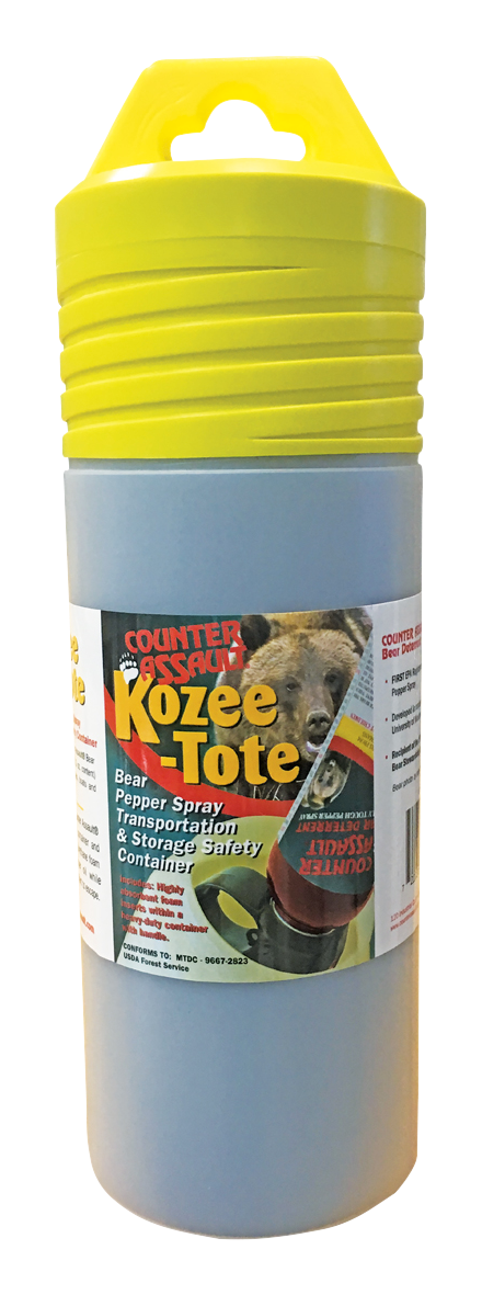 KozeeTote Bear Pepper Spray Transportation and Storage Safety